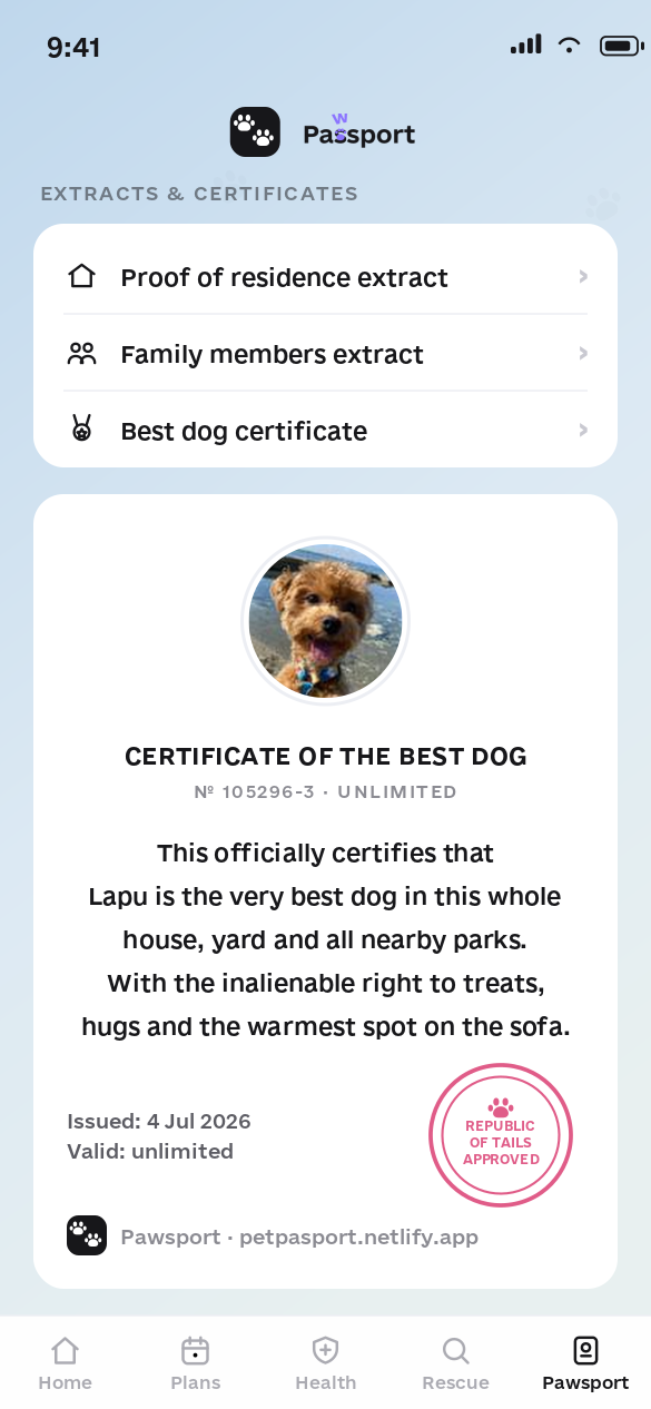 Certificates and summaries